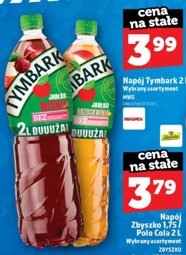 Napój Tymbark Jabłko Brzoskwinia