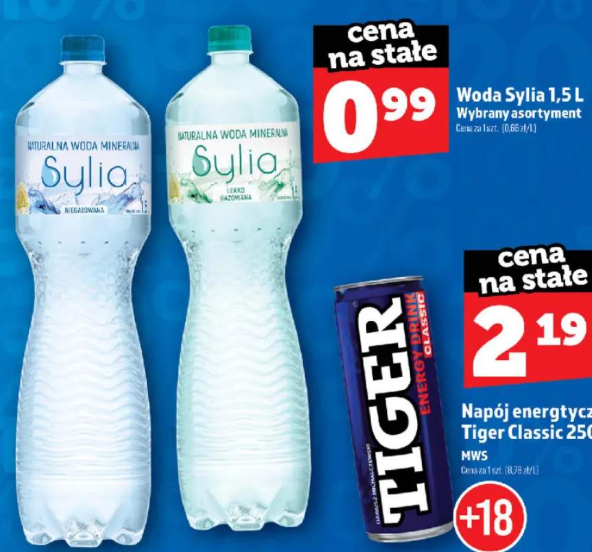 Woda mineralna Sylia lekko gazowana