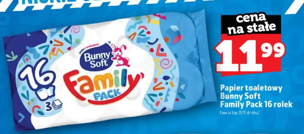 Papier toaletowy Bunny Soft Family Pack 16-pak