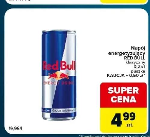Napój energetyzujący Red Bull klasyczny