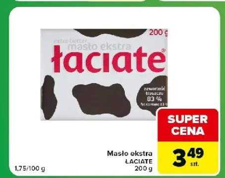 Masło ekstra Łaciate
