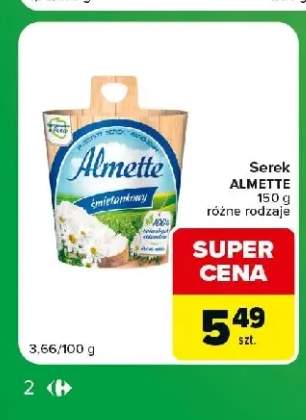 Serek Almette śmietankowy