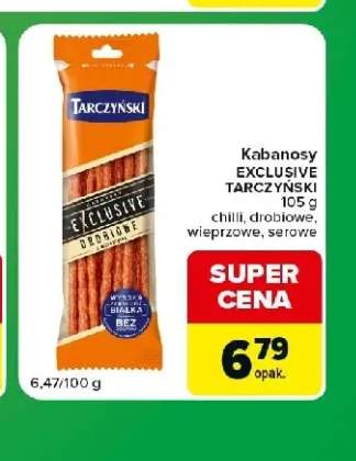 Kabanosy Exclusive Tarczyński drobiowe