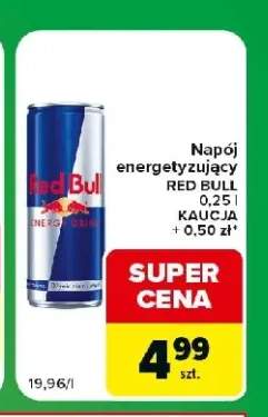 Napój energetyzujący Red Bull