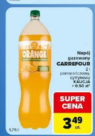Napój gazowany Carrefour cytrynowy