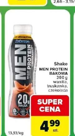 Shake proteinowy Men Protein Bakoma czekolada