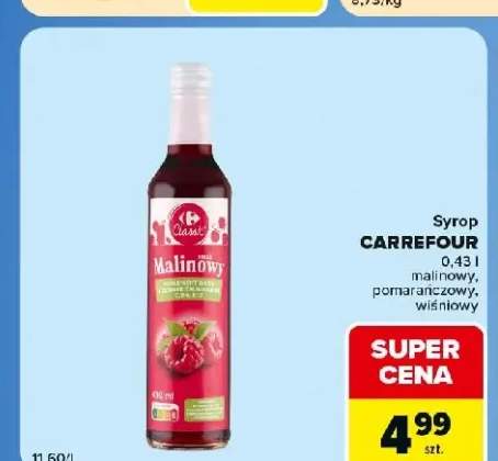 Syrop Carrefour pomarańczowy