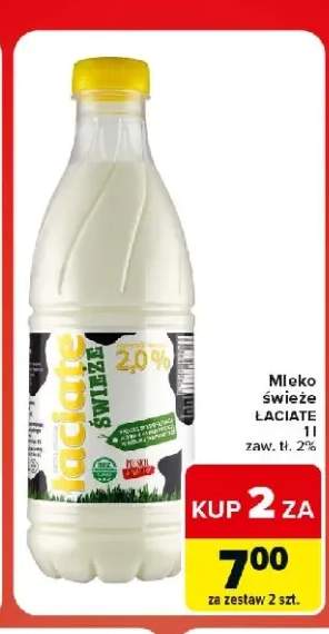 Mleko świeże Łaciate 2%