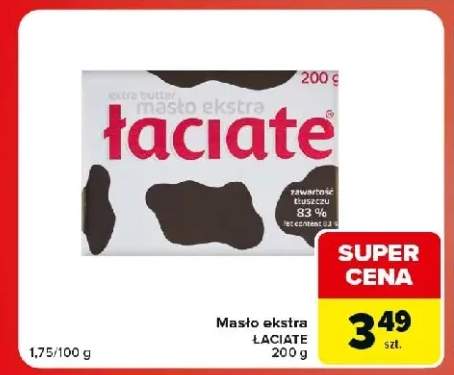 Masło ekstra Łaciate