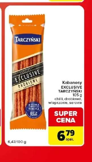 Kabanosy Exclusive Tarczyński serowe