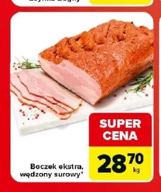 Boczek ekstra wędzony surowy