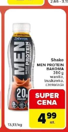 Shake proteinowy Bakoma Men Protein czekolada