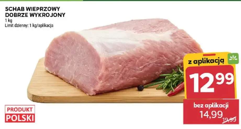 Schab wieprzowy dobrze wykrojony