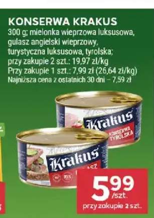 Konserwa Krakus gulasz angielski wieprzowy