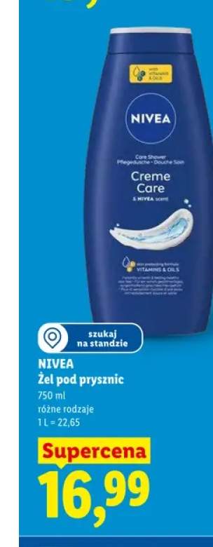 Żel pod prysznic Nivea