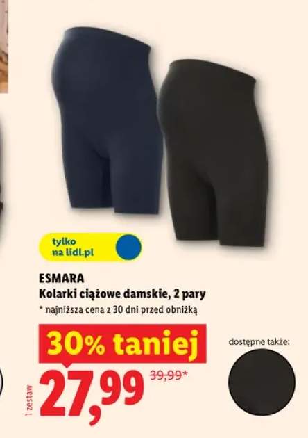 Kolarki ciążowe damskie Esmara 2-pak