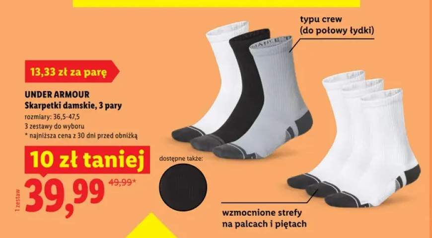 Skarpetki damskie Under Armour 3-pak