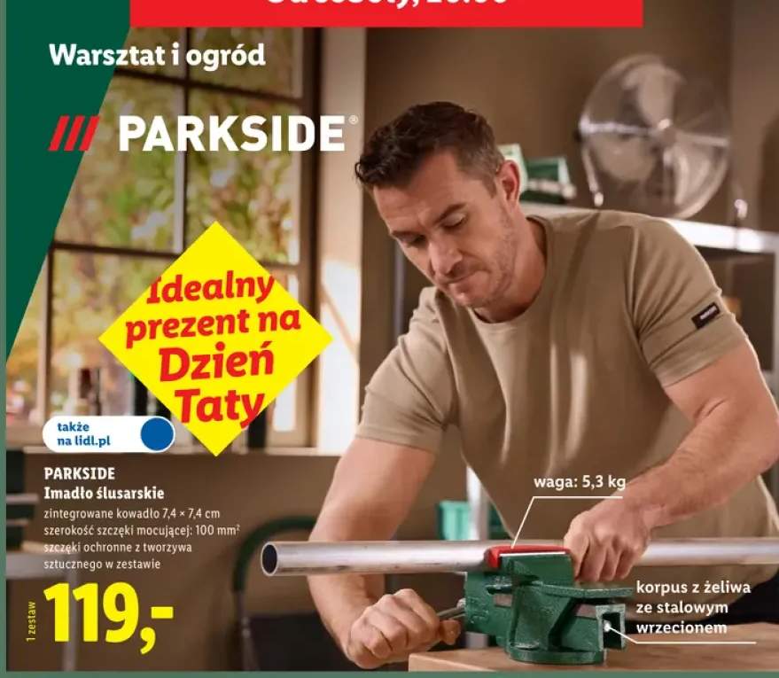 Imadło ślusarskie Parkside