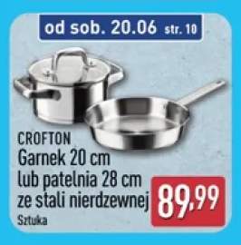 Patelnia ze stali nierdzewnej Crofton 28 cm