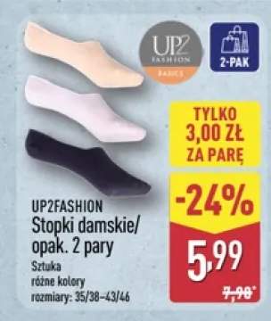 Stopki damskie męskie Up2Fashion 2-pak