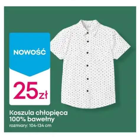 Koszula chłopięca 100% bawełny