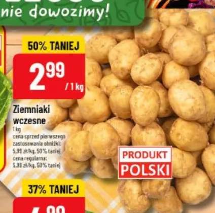 Ziemniaki wczesne polskie
