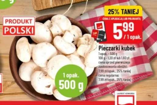 Pieczarki kubek polskie