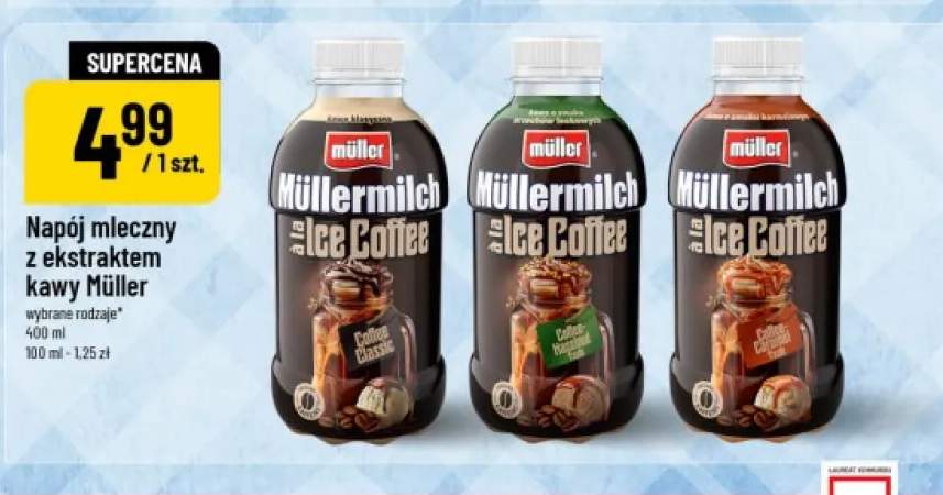 Napój mleczny Müller Müllermilch à la Ice Coffee Coffee Hazelnut