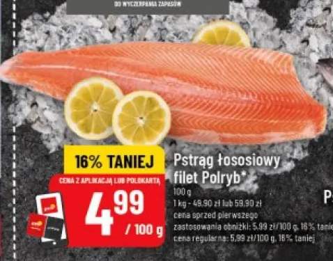 Pstrąg łososiowy filet Polryb