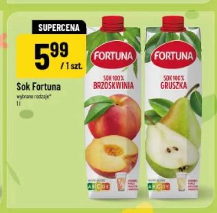 Sok 100% Fortuna Gruszka
