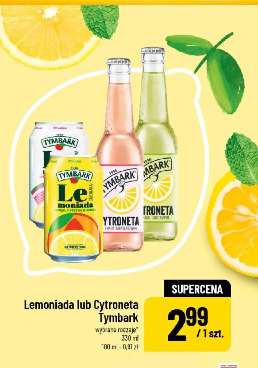 Lemoniada Tymbark Mango Cytryna & Jabłko