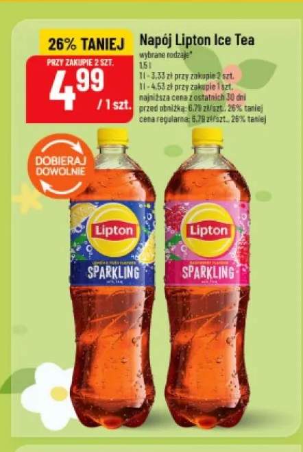 Napój Lipton Ice Tea Lemon & Yuzu Sparkling