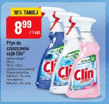 Płyn do czyszczenia szyb Clin Lemon