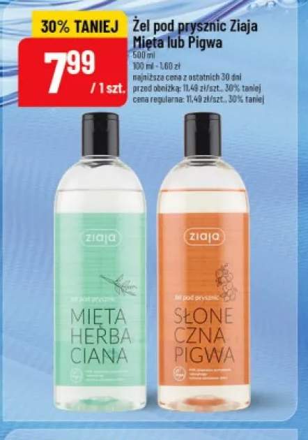 Żel pod prysznic Ziaja Mięta Herbaciana