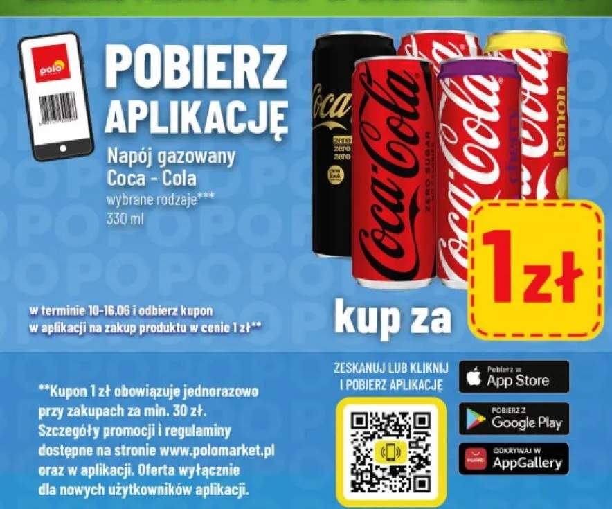Napój gazowany Coca-Cola Lemon