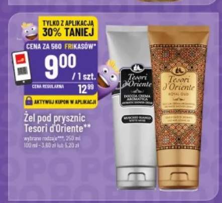 Żel pod prysznic Tesori d'Oriente Muschio Bianco