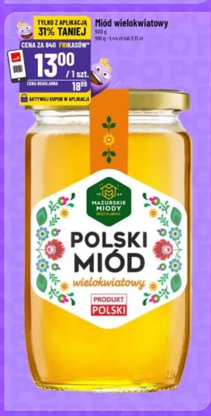 Miód wielokwiatowy Mazurskie Miody