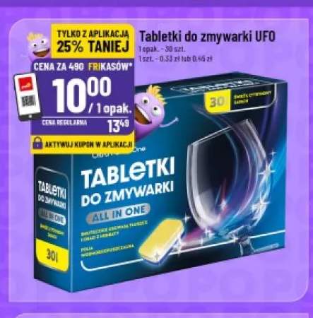 Tabletki do zmywarki UFO All in One