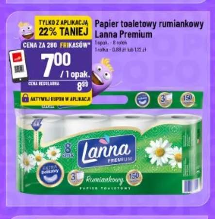 Papier toaletowy rumiankowy Lanna Premium