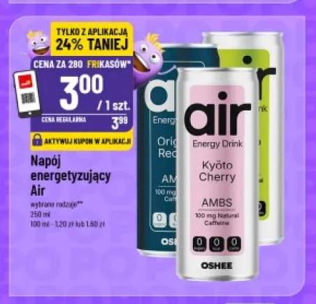 Napój energetyzujący Oshee Air Classic