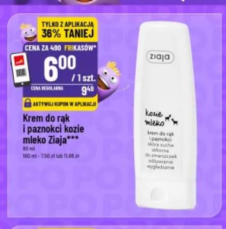 Krem do rąk i paznokci kozie mleko Ziaja