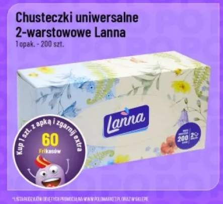 Chusteczki uniwersalne 2-warstwowe Lanna