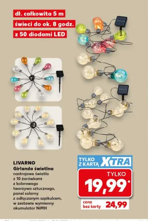 Girlanda świetlna solarna Livarno