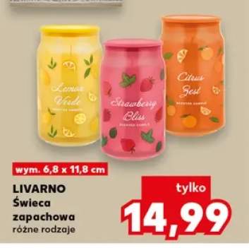 Świeca zapachowa Strawberry Bliss Livarno