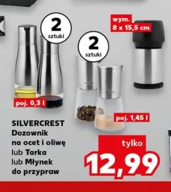 Dozownik na ocet i oliwę Silvercrest 2-pak