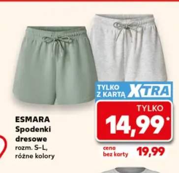 Spodenki dresowe damskie Esmara