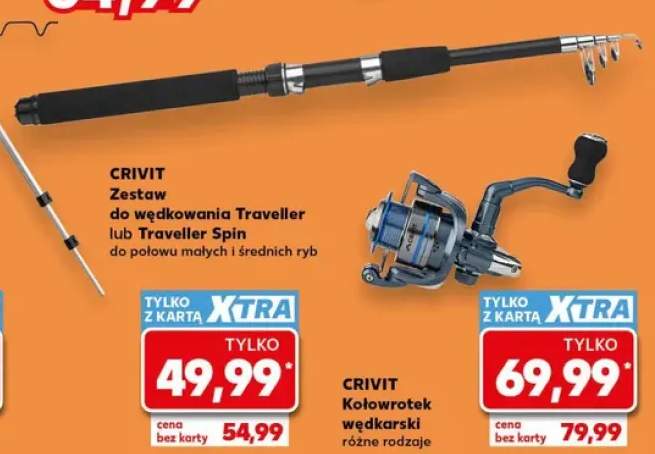 Zestaw do wędkowania Traveller Spin Crivit