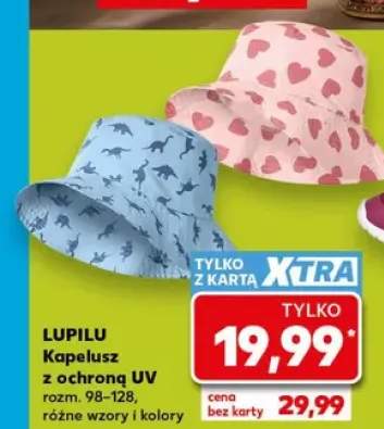 Kapelusz dziecięcy z ochroną UV Lupilu