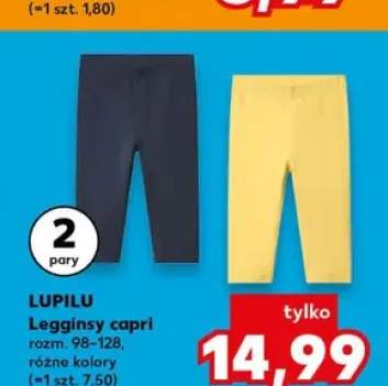 Legginsy capri dziecięce Lupilu 2-pak