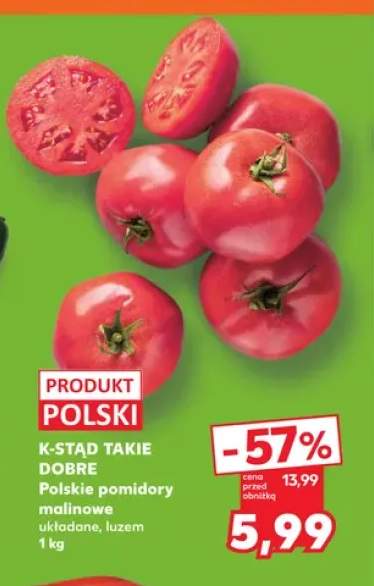 Pomidory malinowe K-Stąd Takie Dobre polskie
